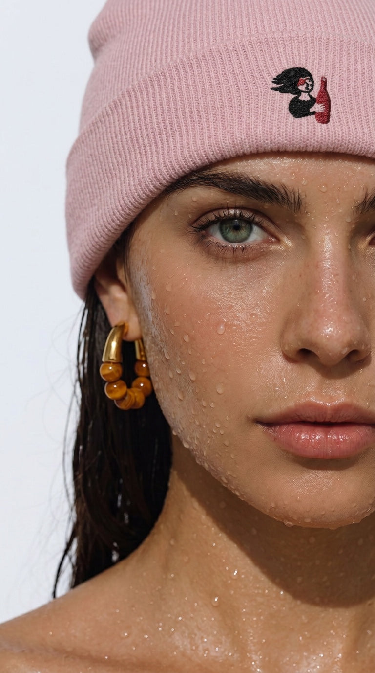 Beanie | «Wine Fashionista» gestickt