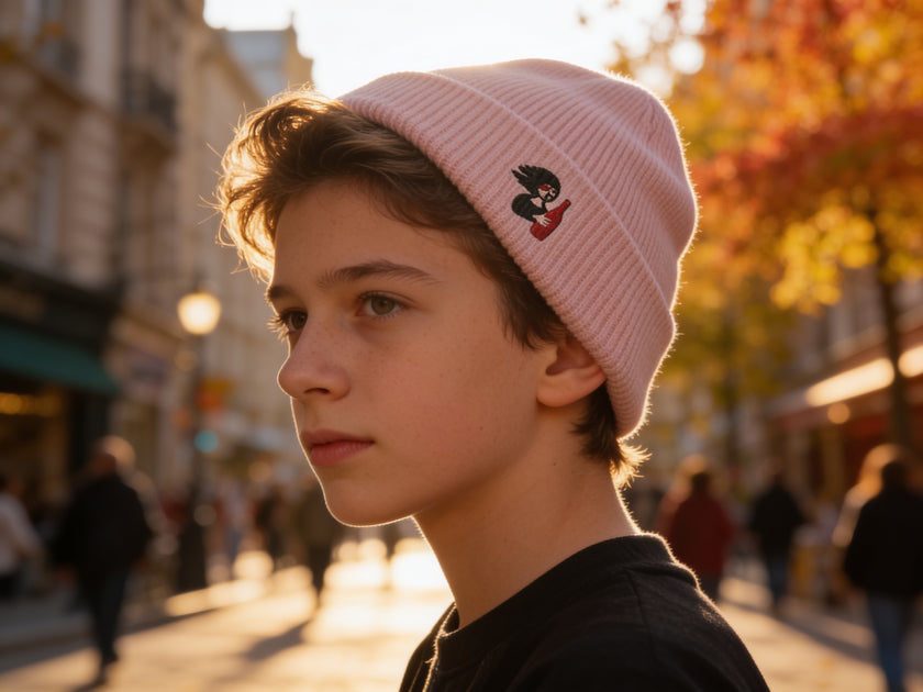 Beanie | «Wine Fashionista» gestickt