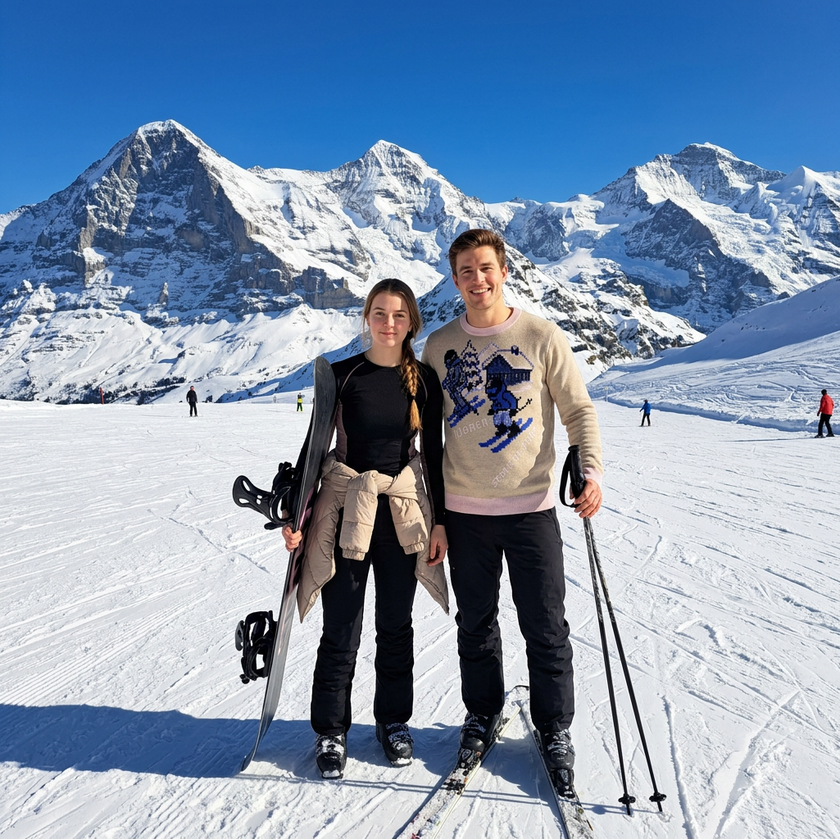 Klassischer Strickpullover «Mürren» – State of Mind!