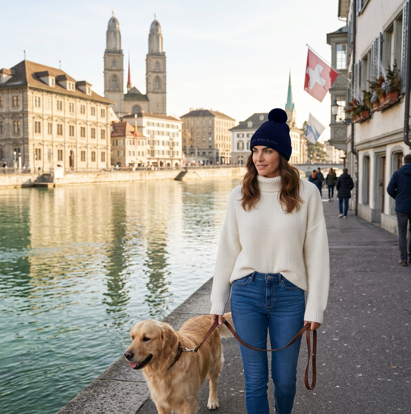 Vis avec la mer - Snowstar Beanie