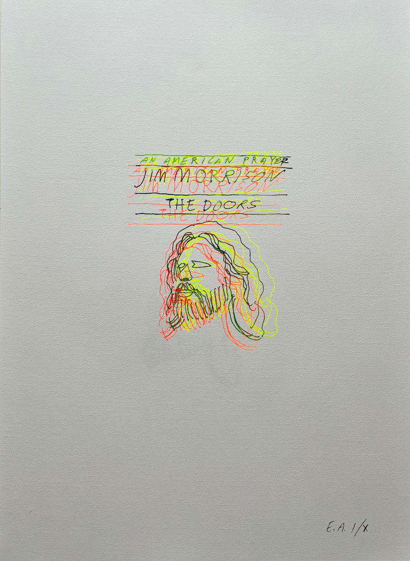 Siebdruck - Jim Morrison