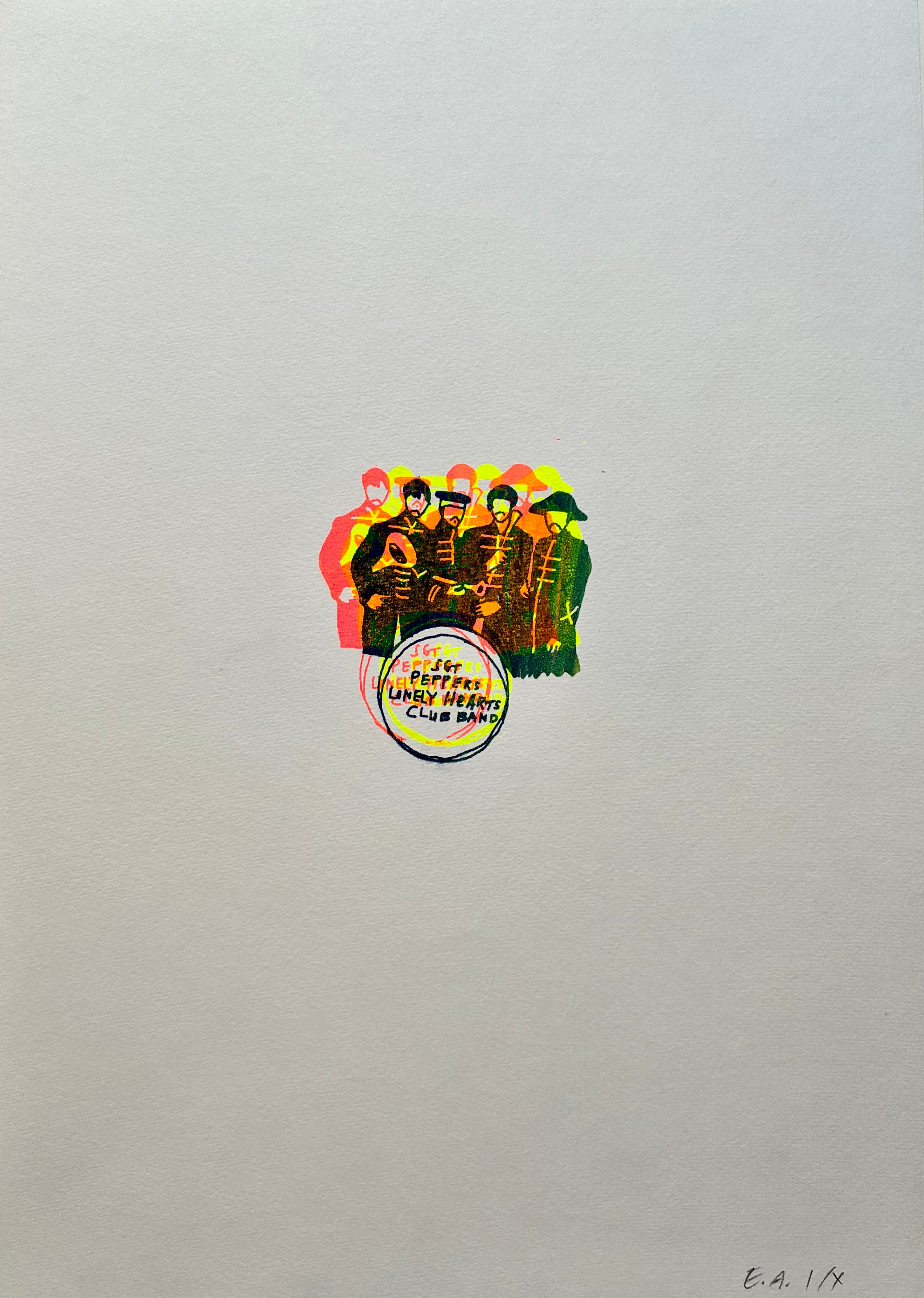 Siebdruck - The Beatles, Sgt Peppers...