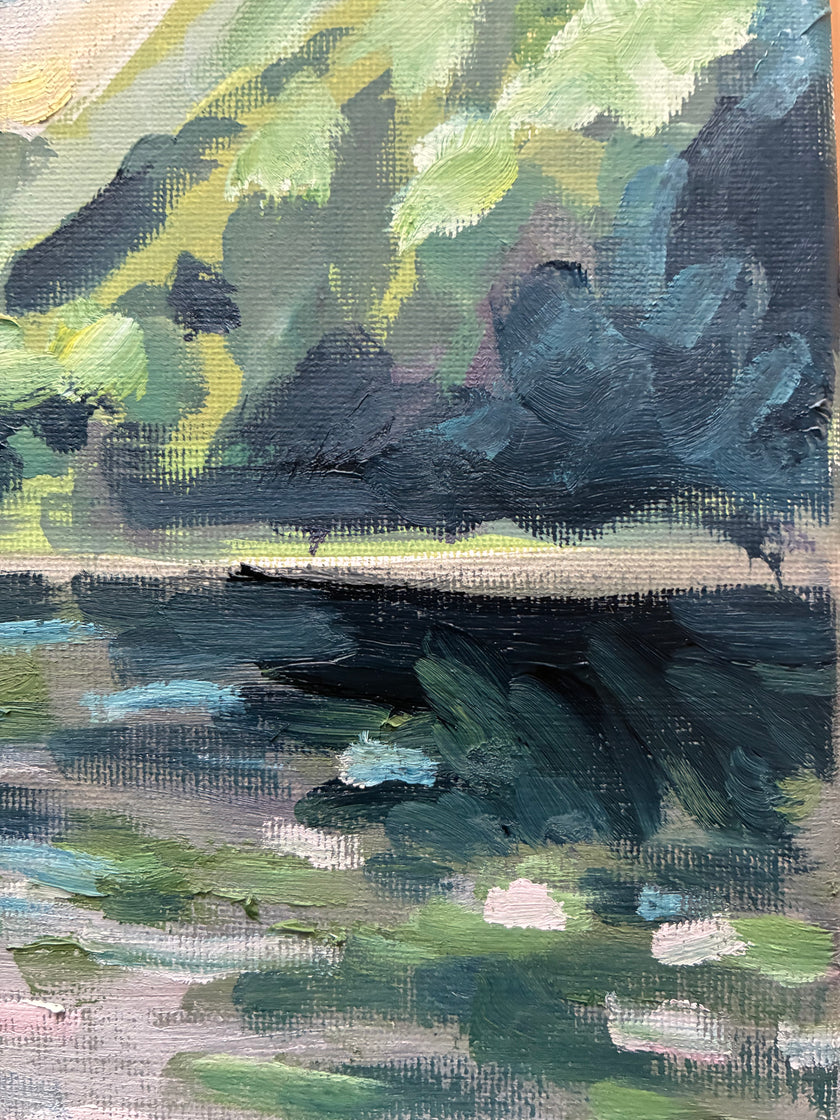 Lumière du matin, Lac Léman