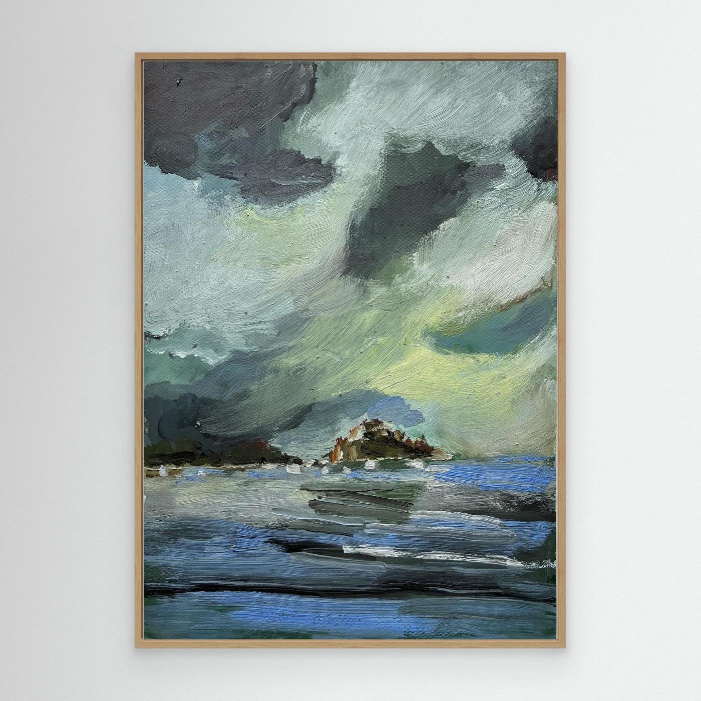Kunstdruck auf Leinwand – «Fort de Brégançon» – 55 × 40 cm, gerahmt