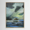 Kunstdruck auf Leinwand – «Fort de Brégançon» – 55 × 40 cm, gerahmt